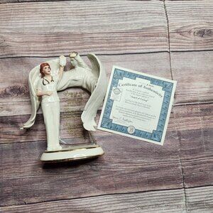 The Bradford Exchange Heavens Gentle Touch Angel Of Caring RN Nurse Figurine